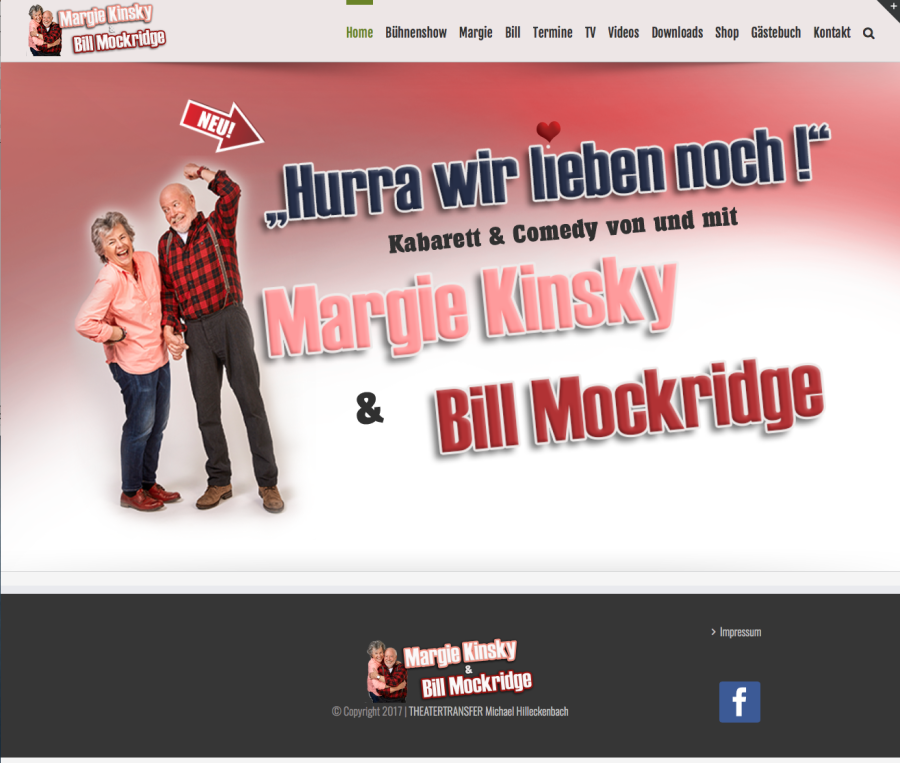 Homepage von Margie & Bill